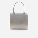 Cartera jada de cuero para mujer - Champaña