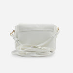 Bolso manos libres kira de cuero para mujer - Hueso