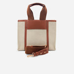 Bolso manos libres tamara de cuero para mujer - Miel