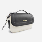 Bolso manos libres robbie de cuero para mujer - Negro