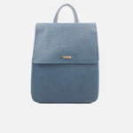 Morral estela de cuero para mujer - Azul