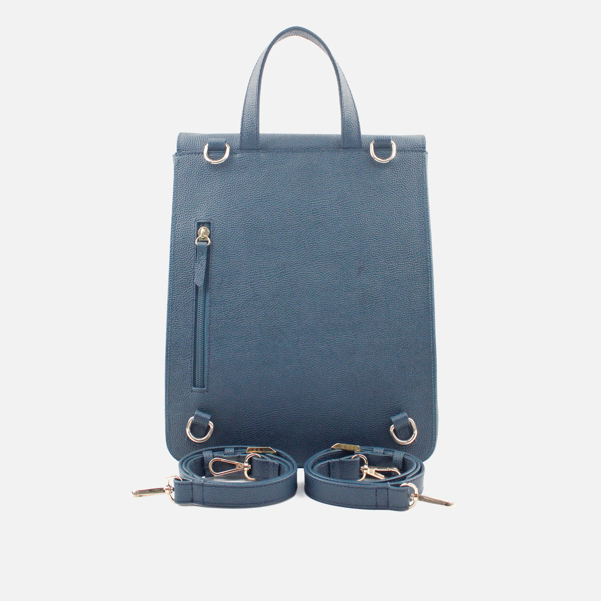 Morral estela de cuero para mujer - Azul
