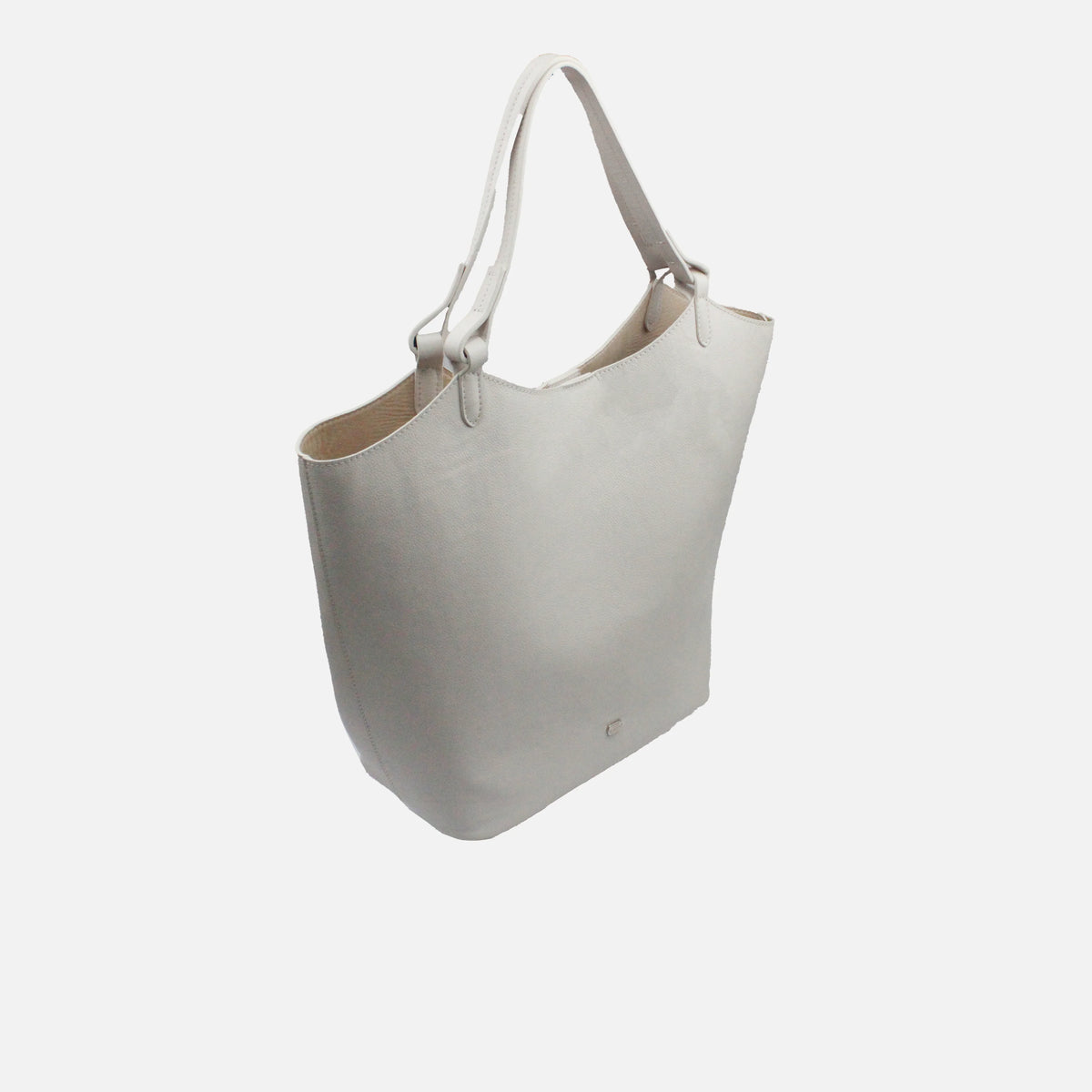 Cartera smeralda de cuero para mujer - Hueso