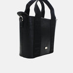 Bolso manos libres miley de cuero para mujer - Negro