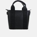 Bolso manos libres miley de cuero para mujer - Negro