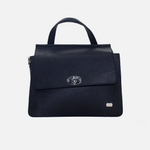 Bolso manos libres jade de cuero para mujer - Negro