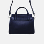 Bolso manos libres jade de cuero para mujer - Azul