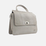 Bolso manos libres jade de cuero para mujer - Gris