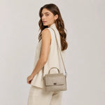 Bolso manos libres jade de sintético para mujer - Bronce