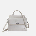 Bolso manos libres jade de cuero para mujer - Oro