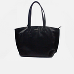 Cartera paciana de cuero para mujer - Negro