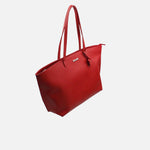 Cartera paciana de cuero para mujer - Rojo