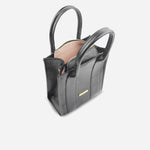 Bolso manos libres laris de cuero para mujer - Negro