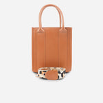 Bolso manos libres laris de cuero para mujer - Miel