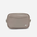 Bolso manos libres avellana de cuero para mujer - Taupe