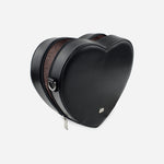 Bolso manos libres leia de cuero para mujer - Negro