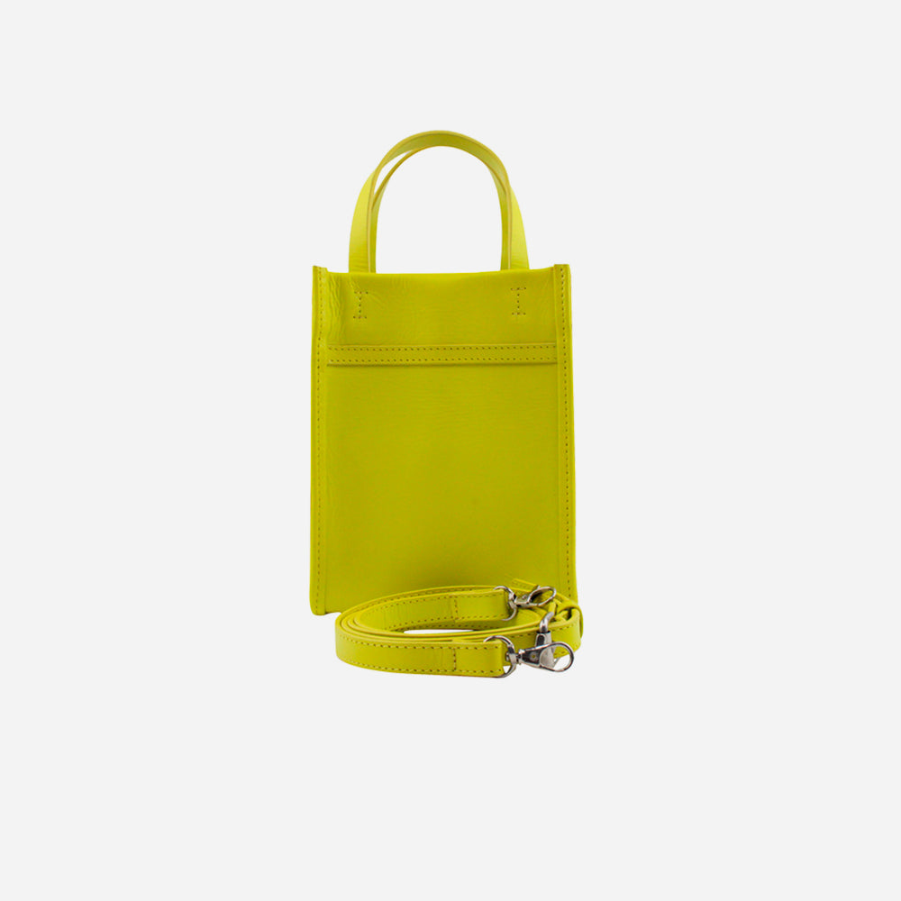Bolso manos libres kazumi de cuero para mujer - Verde