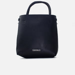 Bolso manos libres brittani de cuero para mujer - Negro