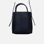 Bolso manos libres brittani de cuero para mujer - Negro