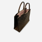 Bolso de mano rosalba  de textil para mujer - Negro