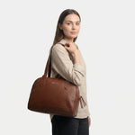 Cartera porto de cuero para mujer - Miel