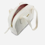 Cartera porto de cuero para mujer - Hueso