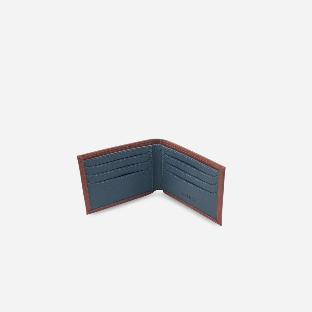 Billetera mathias de cuero para hombre - Miel