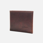 Billetera mathias de cuero para hombre - Vino