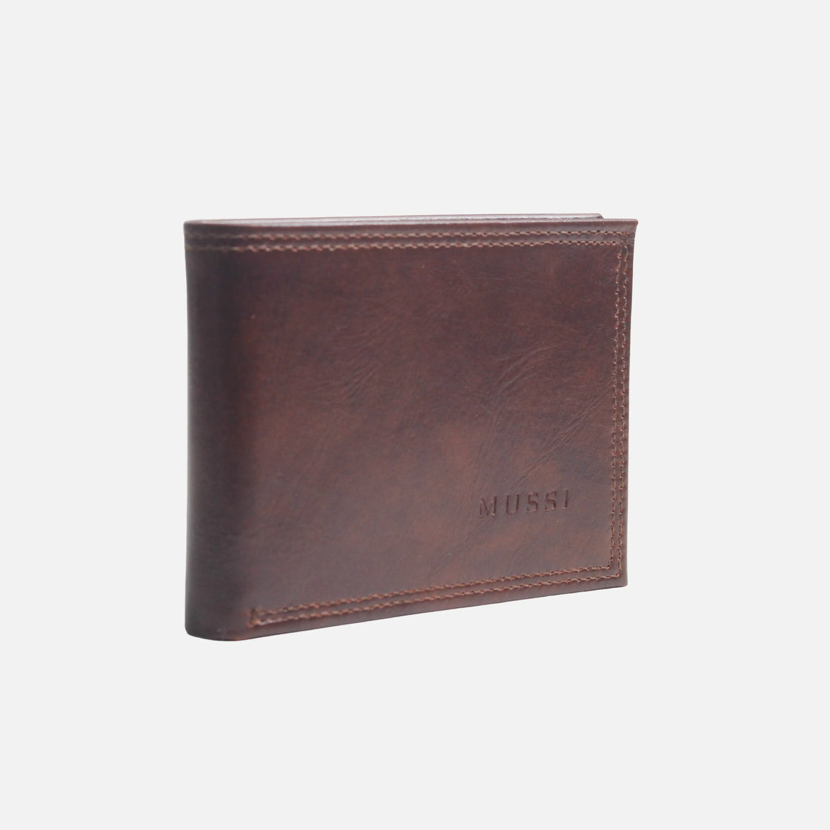 Billetera mathias de cuero para hombre - Vino