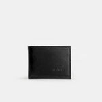 Billetera mathias de cuero para hombre - Negro