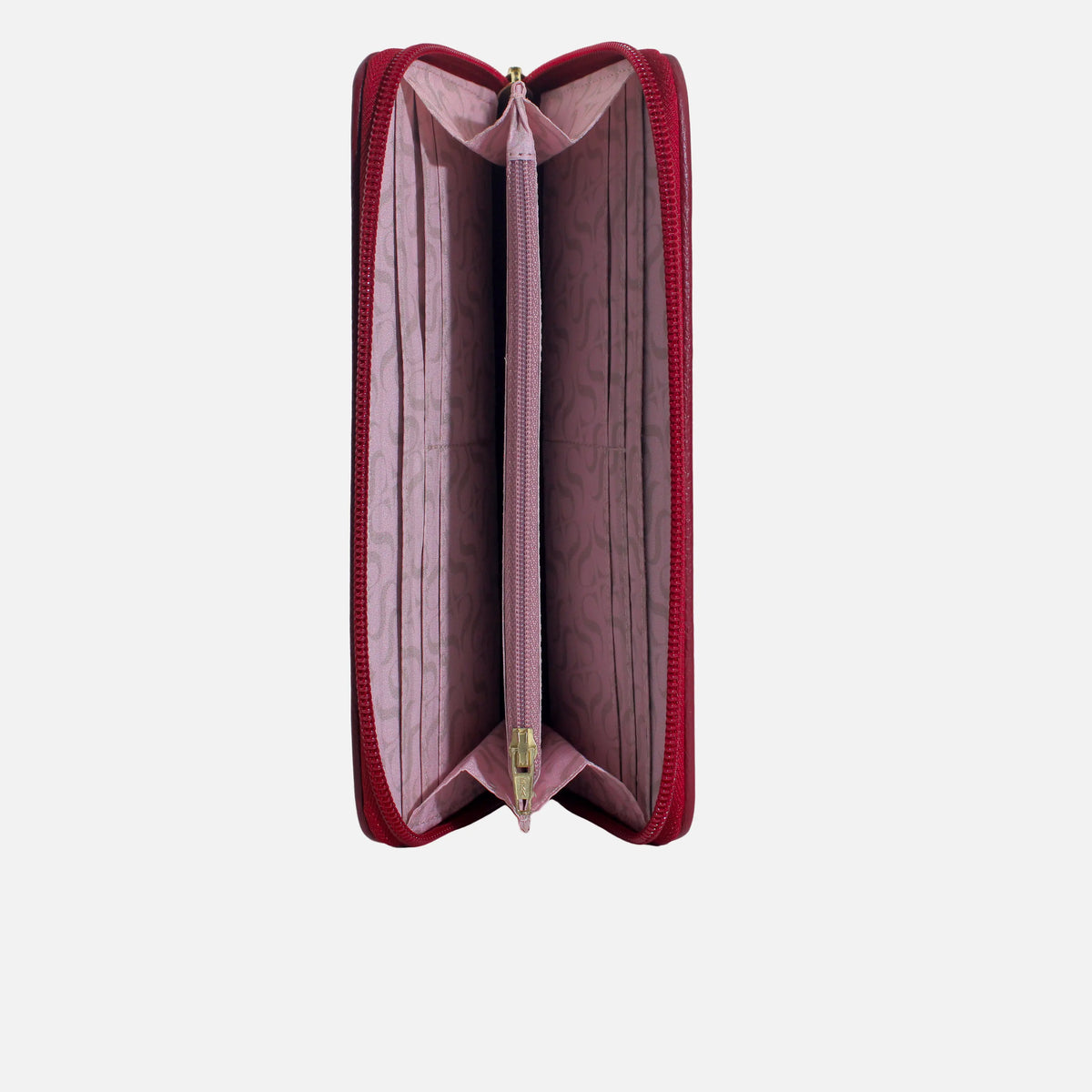 Billetera piera de cuero para mujer - Rojo