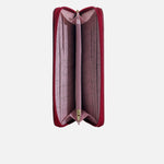 Billetera piera de cuero para mujer - Rojo