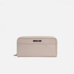 Billetera piera de cuero para mujer - Taupe