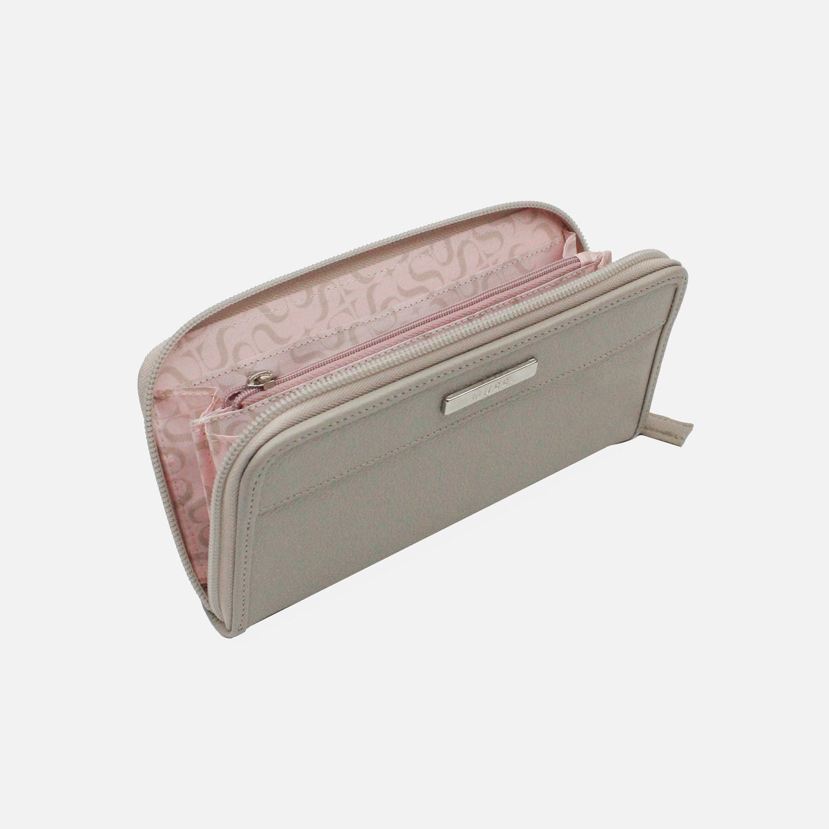 Billetera piera de cuero para mujer - Taupe