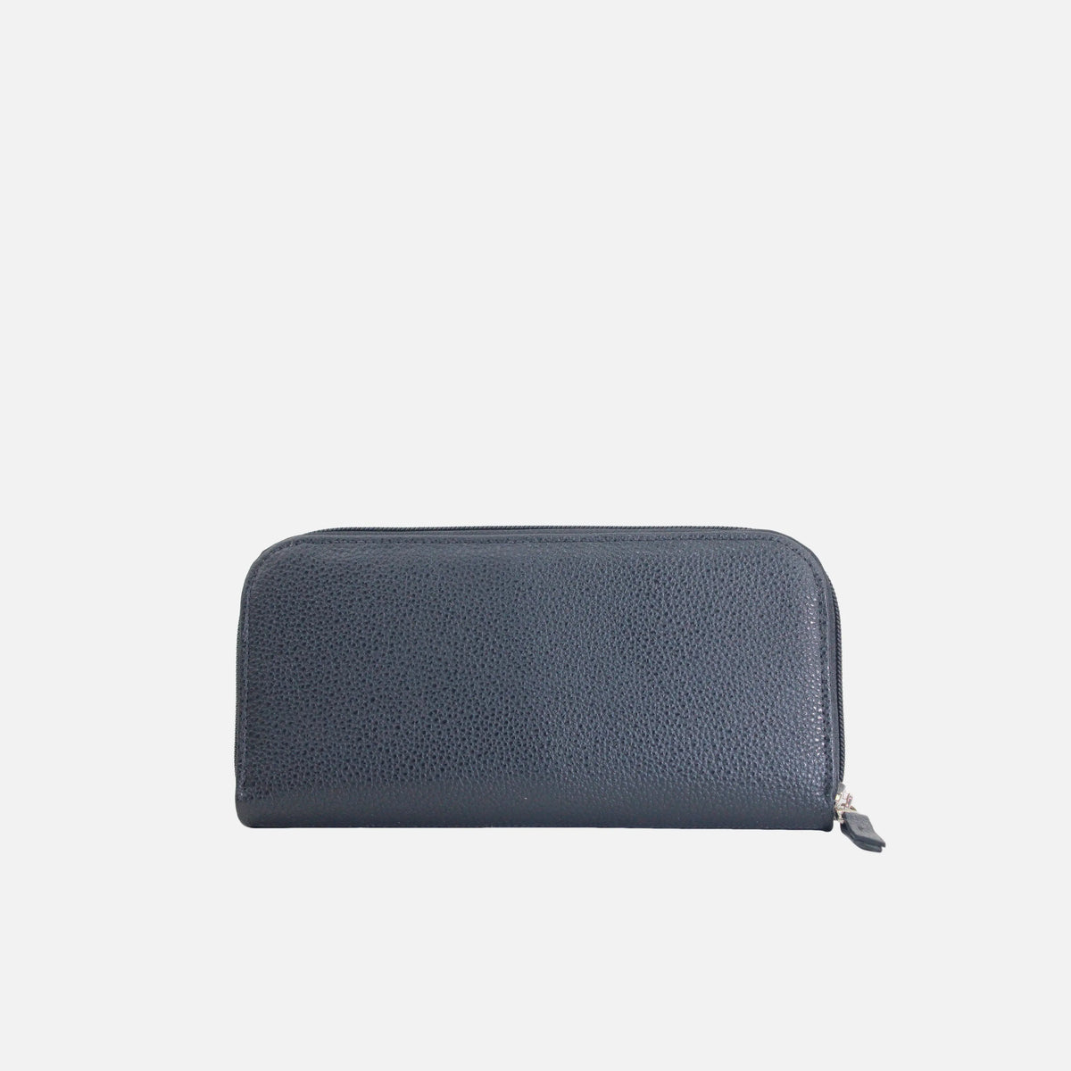 Billetera escarlata de cuero para mujer - Negro