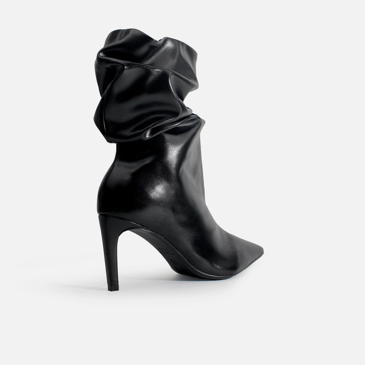 Bota tacon dawnae de sintético para mujer - Negro