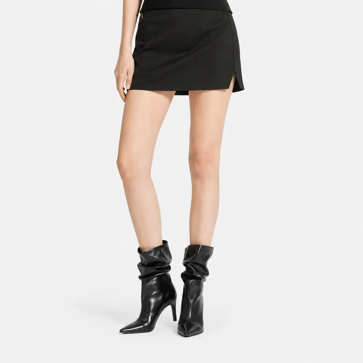 Bota tacon dawnae de sintético para mujer - Negro