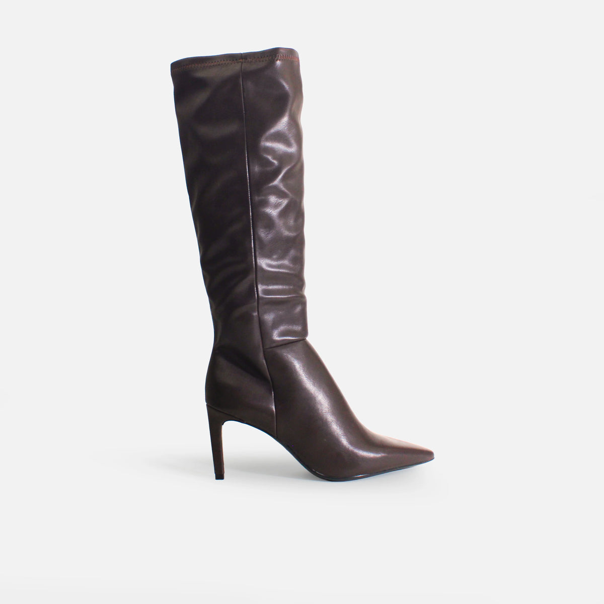 Bota tacon lumina de sintético para mujer - Café