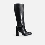 Bota tacon nubela de sintético para mujer - Negro