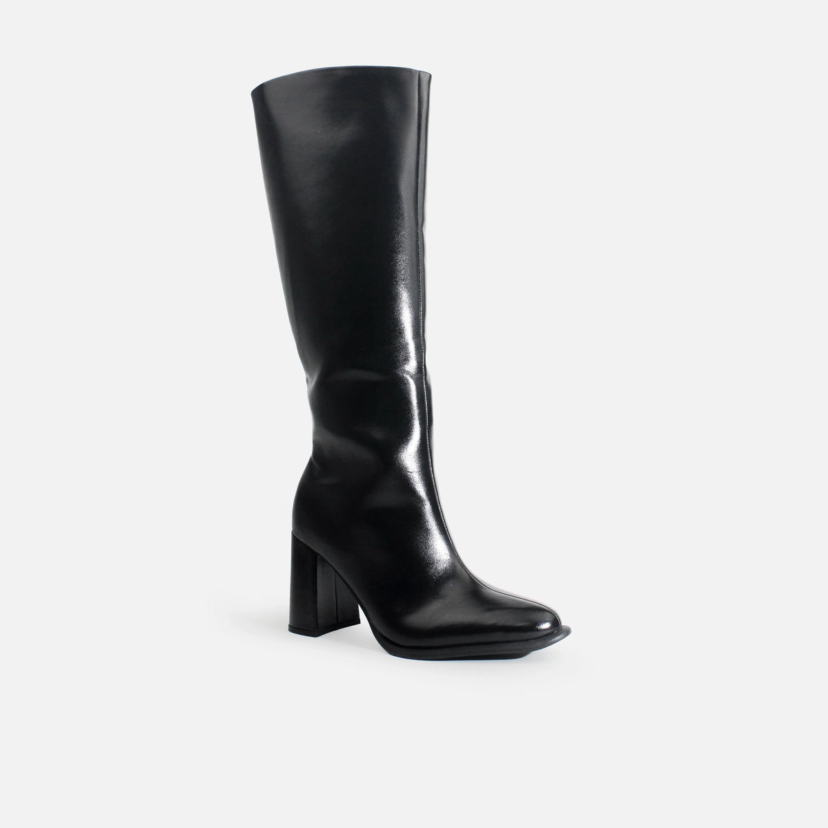Bota tacon nubela de sintético para mujer - Negro
