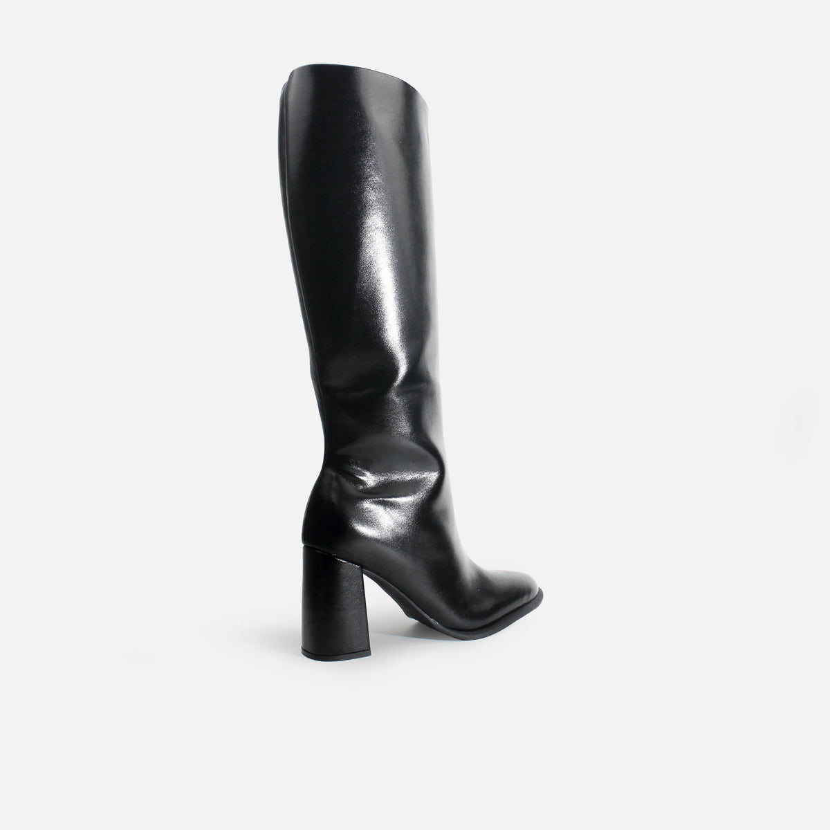 Bota tacon nubela de sintético para mujer - Negro