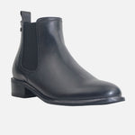 Botin tacon lumi de cuero para mujer - Negro