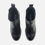 Botin tacon lumi de cuero para mujer - Negro