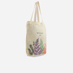 Bolsa de tela marina de textil para mujer - Beige