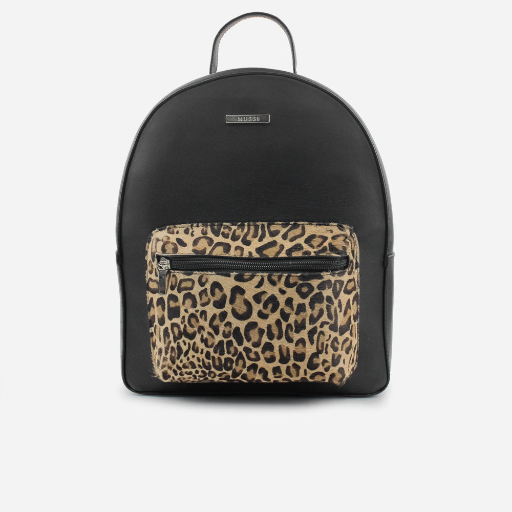 Morral naomi de cuero para mujer - Negro