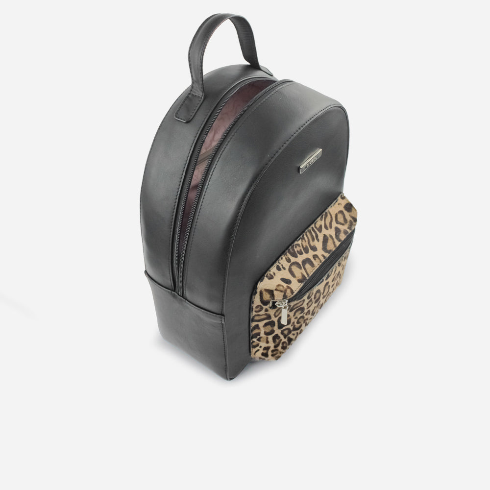 Morral naomi de cuero para mujer - Negro