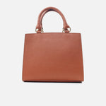 Cartera julieta de cuero para mujer - Miel