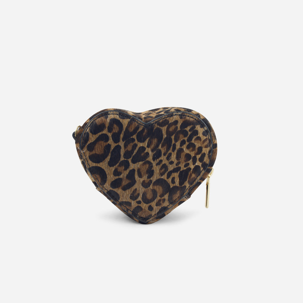 Monedero corazón de cuero para mujer - Culebracafe