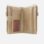 Billetera elaya de cuero para mujer - Oro