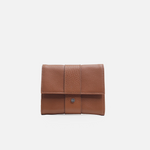 Billetera kaira de cuero para mujer - Miel